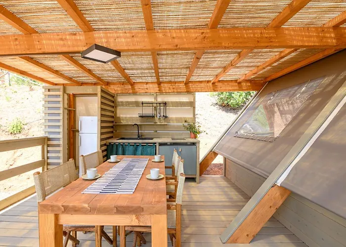 Luxusní stan Il Castagno Toscana Glamping *