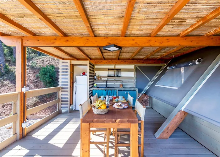 Luxusní stan Il Castagno Toscana Glamping *